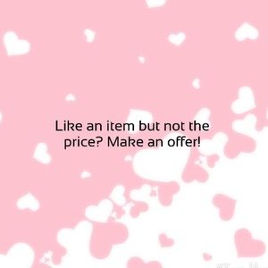 Like an item, Make an offer!